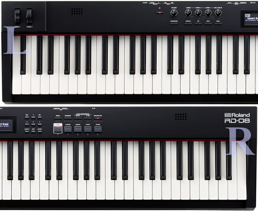 楽天市場】ローランド 電子ピアノ(ステージピアノ) RD-08 「総重量14Kg