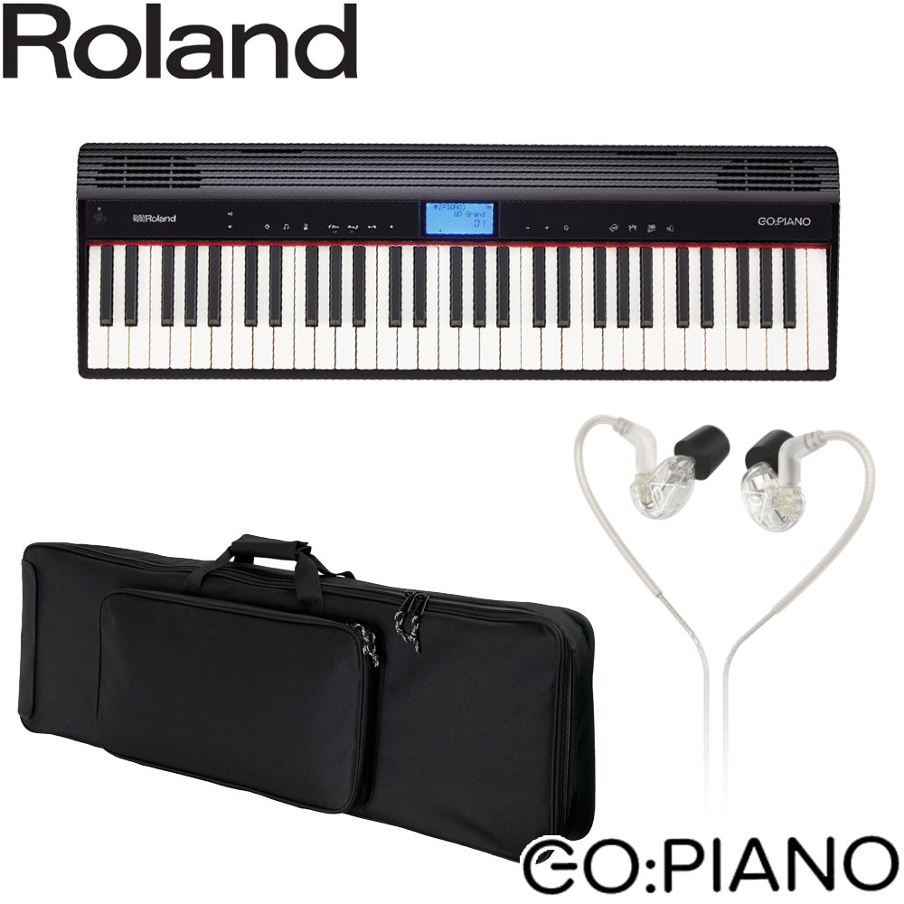 Roland GO:Piano 61鍵 黒とキーボードバッグ キーボード 電子ピアノ