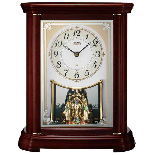 楽天市場】SEIKO ギフト包装無料 セイコークロック エムブレム EMBLEM