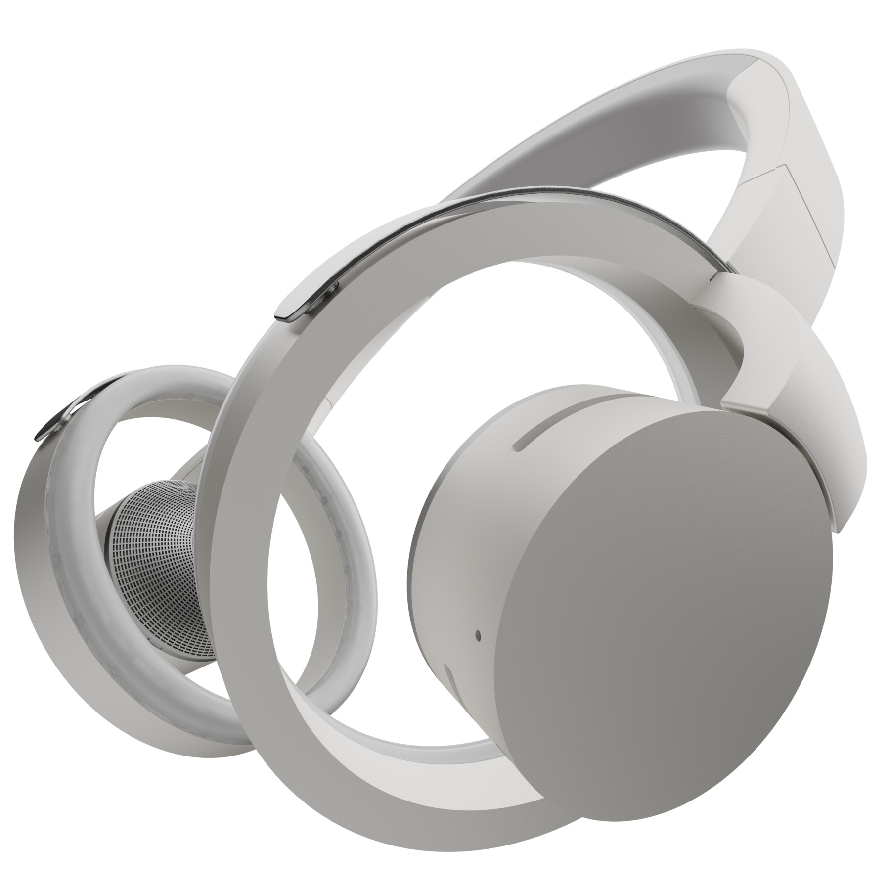 美品] MBH001WA ライトグレイ nwm ONE NTTソノリティ NTT sonority