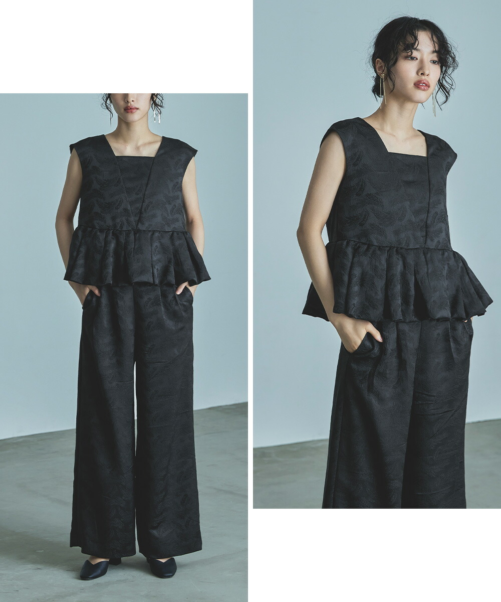 楽天市場】ペプラムセットアップドレス パーティードレス 結婚式