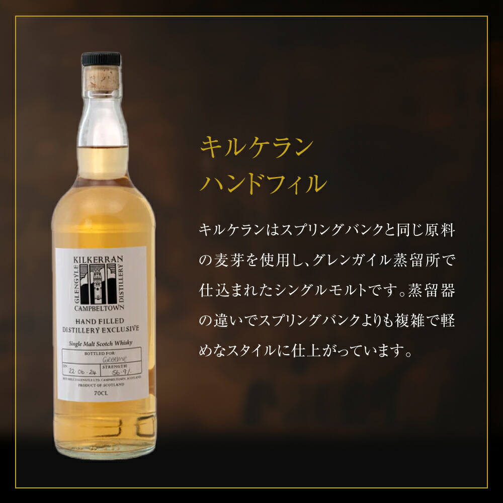 蒸留所限定』スプリングバンクハンドフィルド（59.4%）2022年瓶詰め