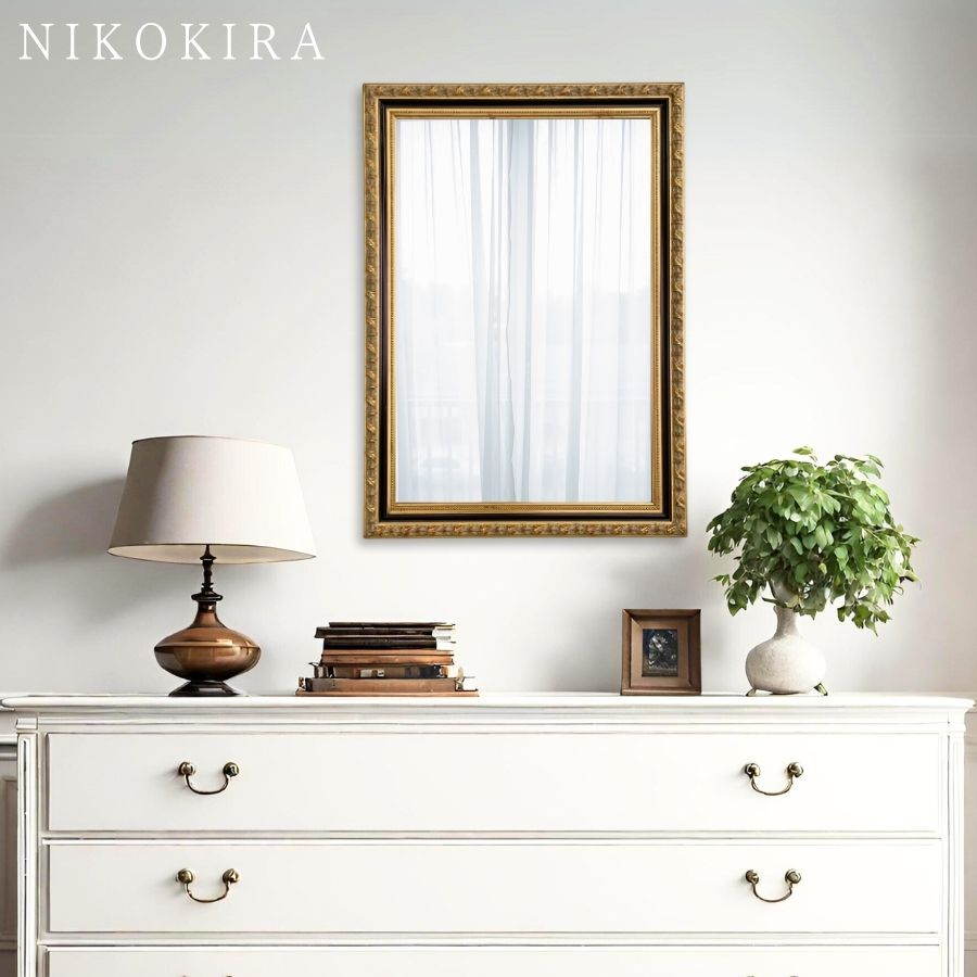 イタリア製』壁掛けミラー ミラー 鏡 姿見 ヴィンテージ RWmis16 本物