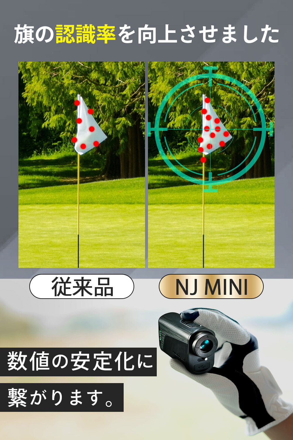 楽天市場】ゴルフ距離計 ゴルフ距離測定器 レーザー距離計 NINJOR GOLF