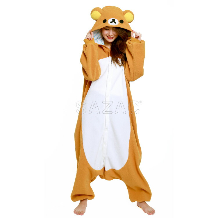 楽天市場】着ぐるみ パジャマ 大人用 フリース リラックマ