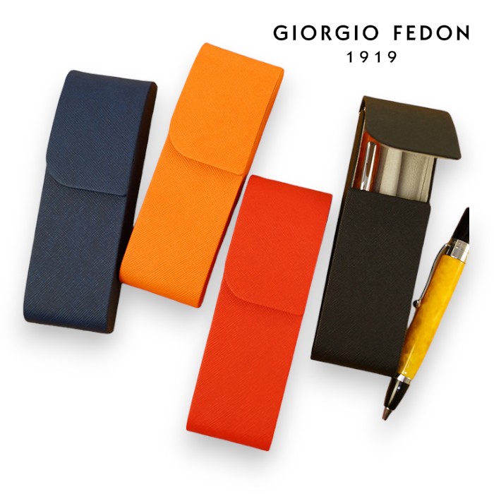 新品未使用希少ジョルジュ フェドンFEDON オレンジカラー 万年筆 ペン