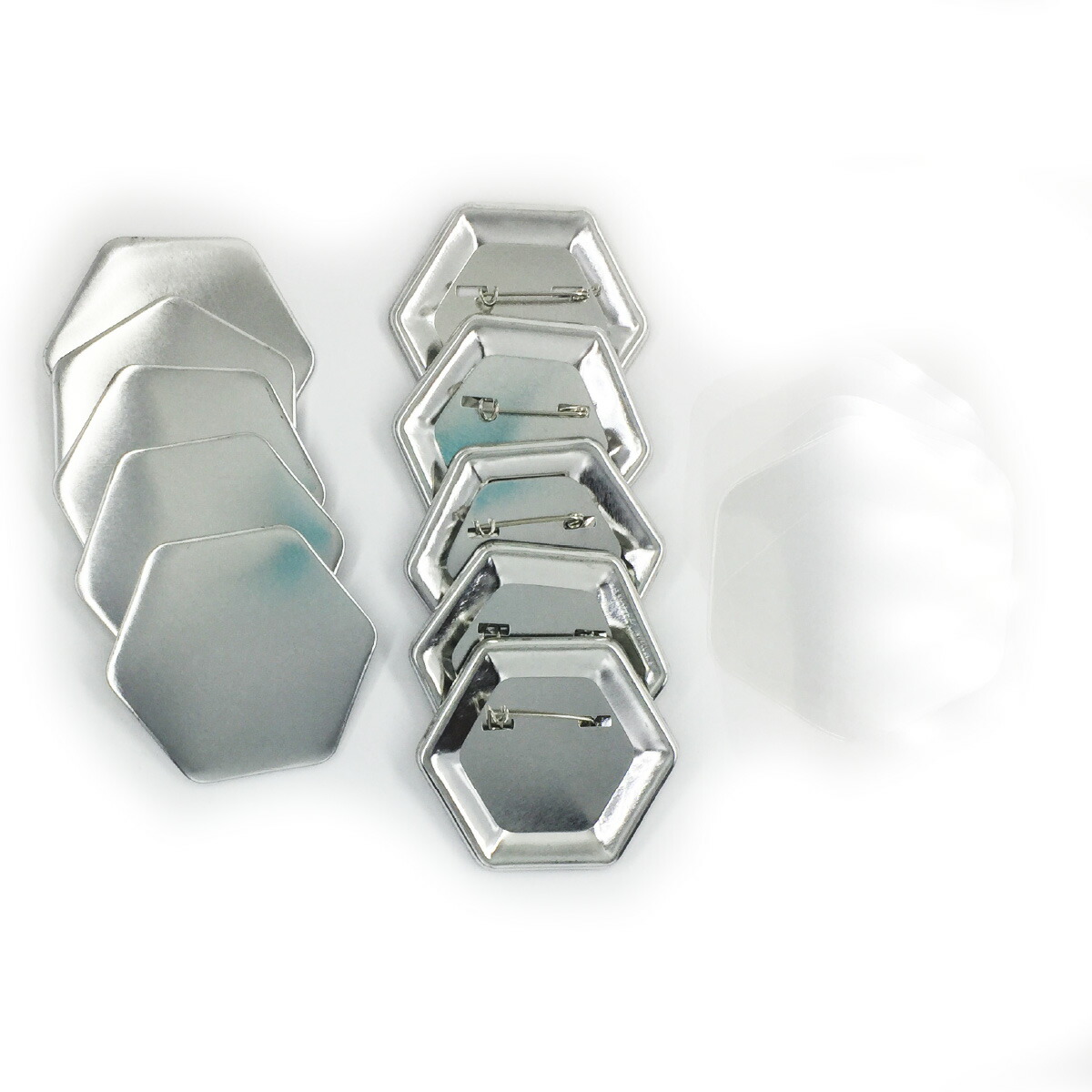 楽天市場】缶 バッチ マシン 用 パーツ 缶バッジ 六角形 Zピン