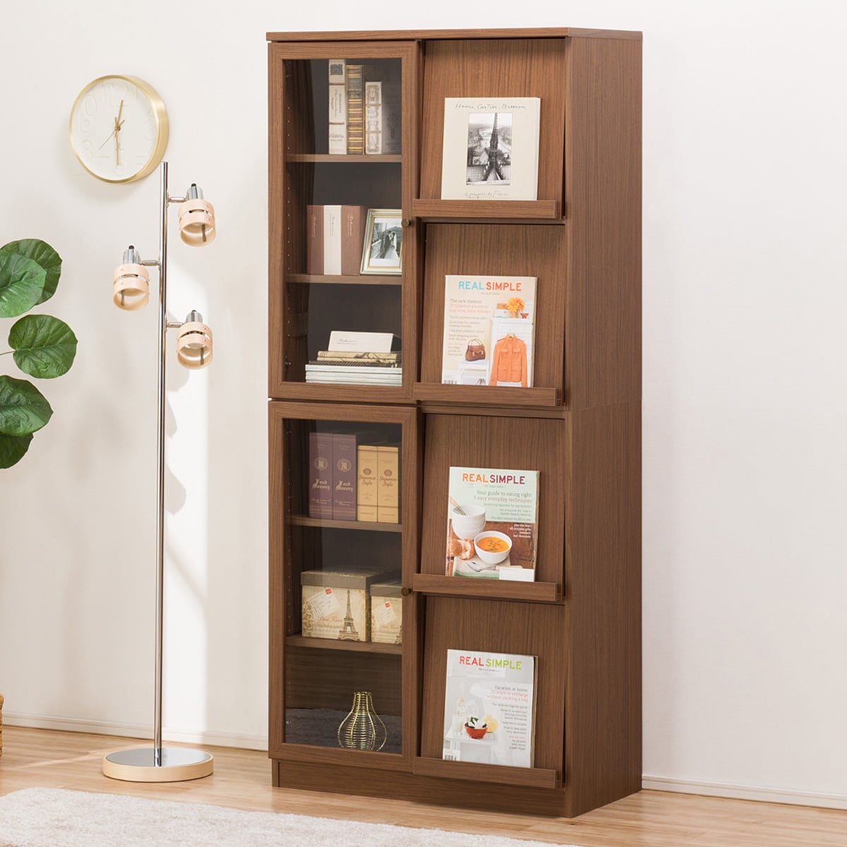 楽天市場】[幅80cm]フラップ扉本棚 (ビブリオGD80) ニトリ 【配送員