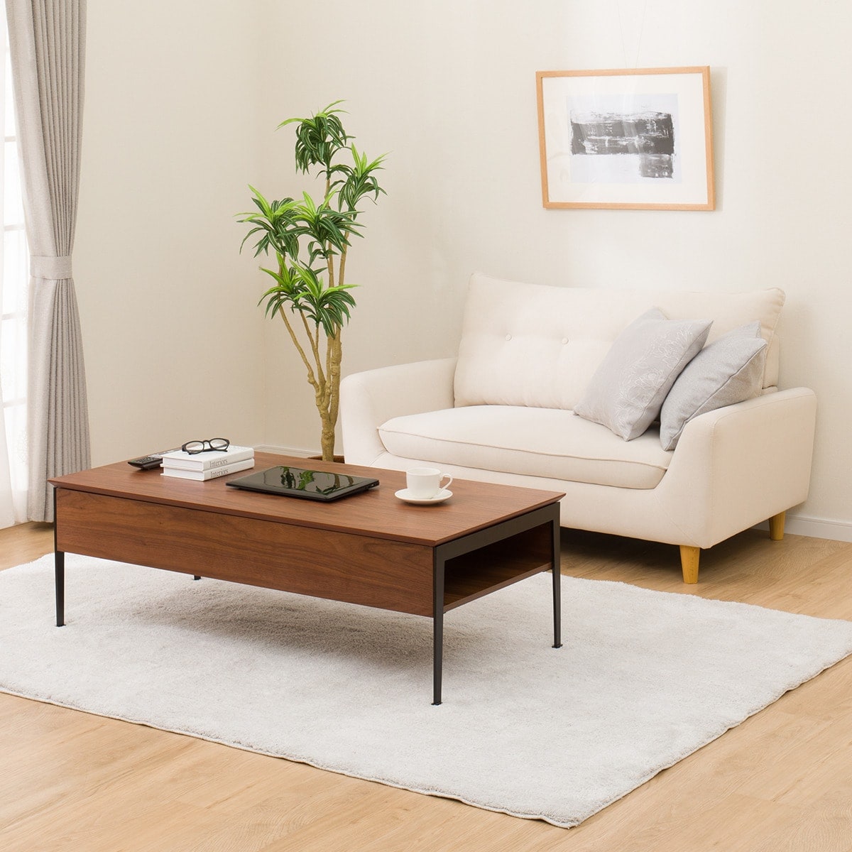 楽天市場】昇降センターテーブル(TA01)【配送員設置商品】 ニトリ : ニトリ