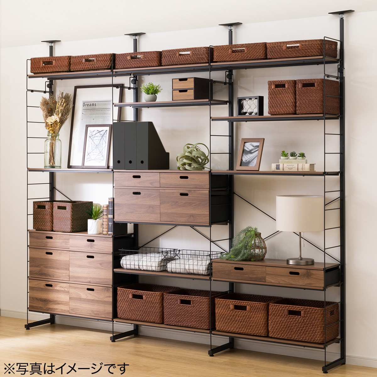 楽天市場】突っ張り壁面収納Nポルダ(幅40cm) ニトリ 【玄関先迄納品