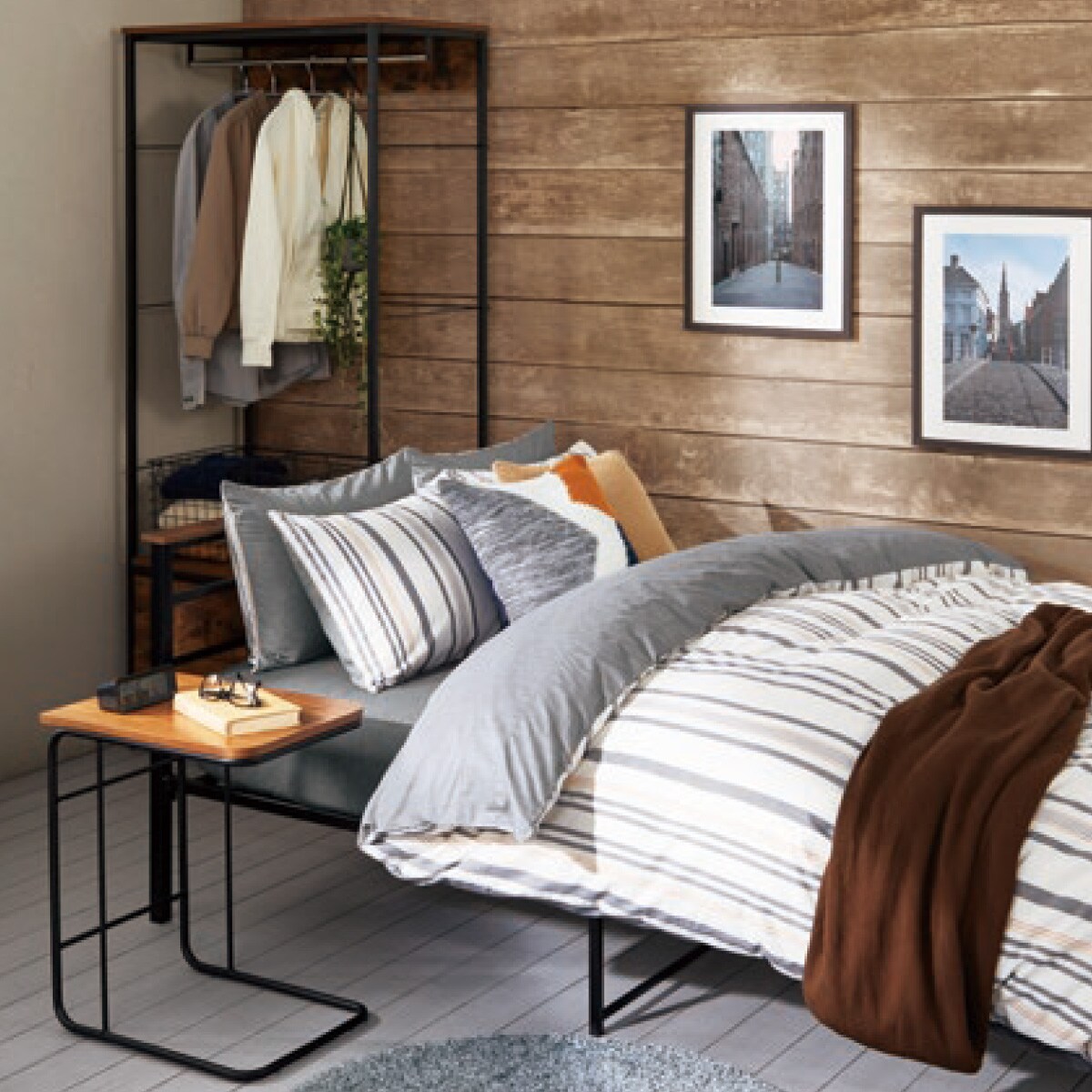 楽天市場】[幅79.6cm] ハンガーラック (N ステイン 1880 BR) ニトリ