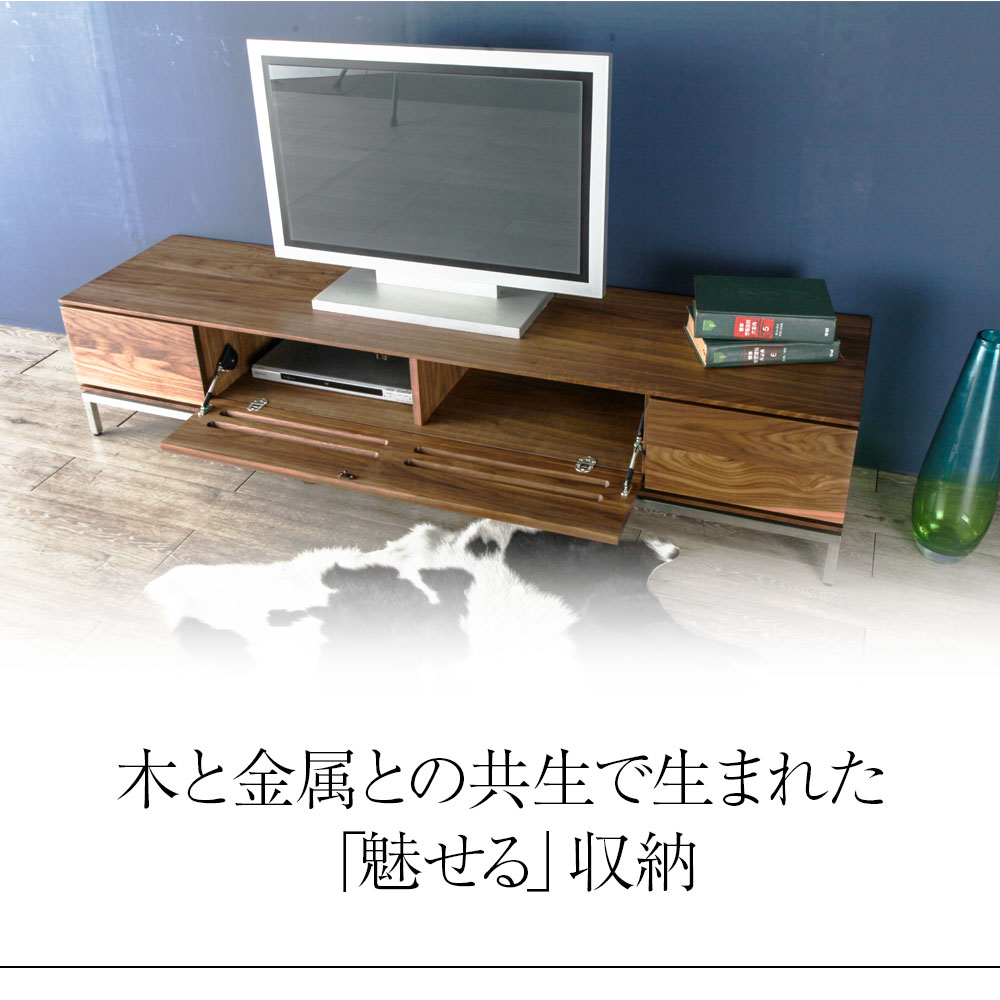 楽天市場】テレビボード 木製 180cm 完成品 サイズオーダー可 プッシュ