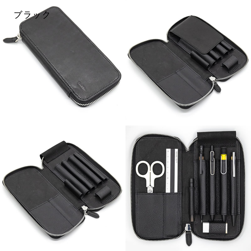 楽天市場】ラダイト マヤレザー ラウンドジップペンケース