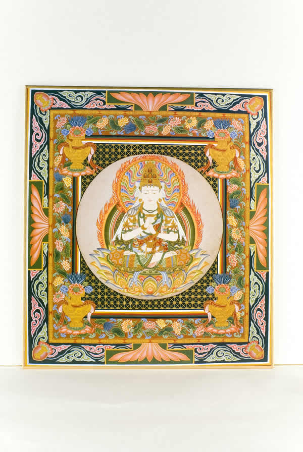 楽天市場】仏画色紙 未・申歳の守り本尊 大日如来 : 仏像仏画チベット