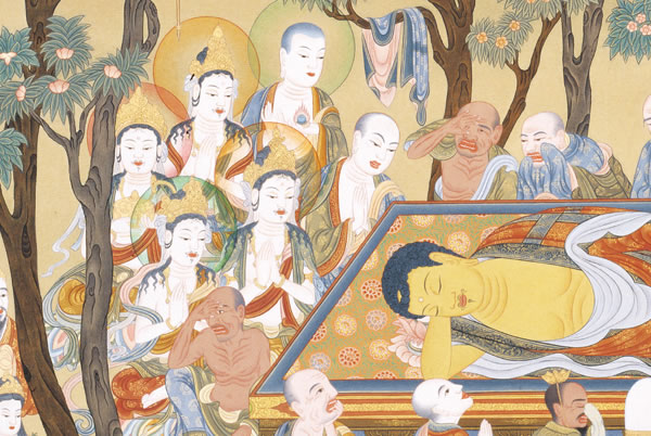 チベット絵画、ニルヴァーナ、涅槃への道 チベット絵画、ニルヴァーナ