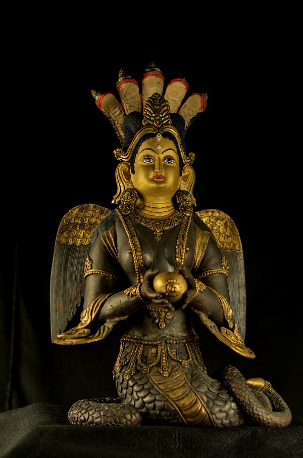 中国古美術・チベット・真皮唐卡・勝楽金剛仏像・純手描き・纯天然鉱物