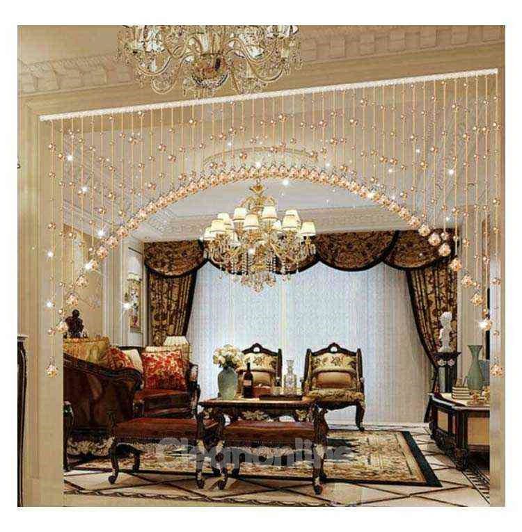 ドアカーテン のれん すだれ 間仕切り 壁掛け キラキラ 大型 ロング