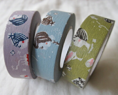 倉敷意匠 マスキングテープ バラ売りその① ベーシック柄 井上陽子さん