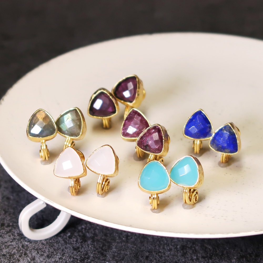 楽天市場】【唯一無二。圧倒的な存在感】天然石 イヤリング レディース