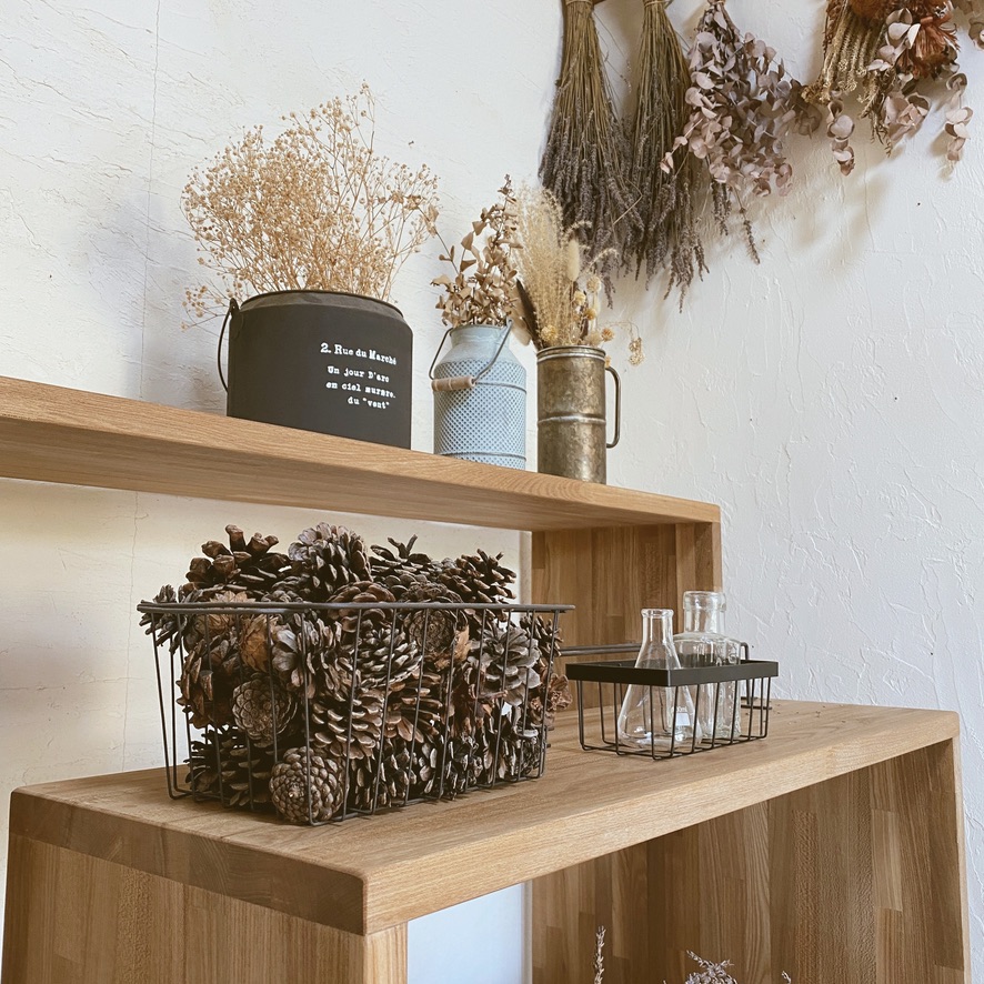 楽天市場】2点セット コの字ラック カウンターテーブル コの字