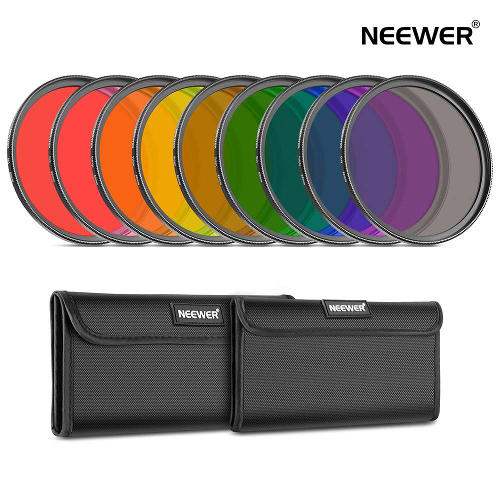 楽天市場】【フィルター径選択可】NEEWER 9色特殊効果用フィルター