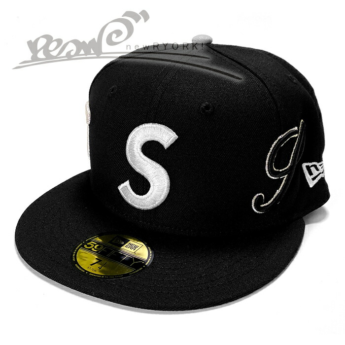 SUPREME Sロゴキャップ 黒 キャップ ロゴ