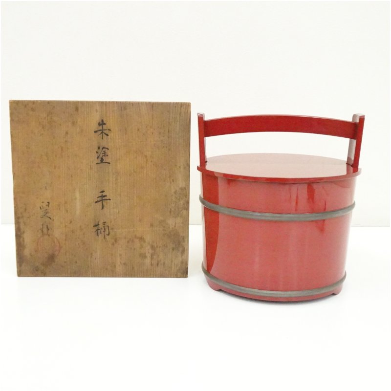 楽天市場】【茶器/茶道具 水指（水差し）】 平水指 染付 桶側（桶川