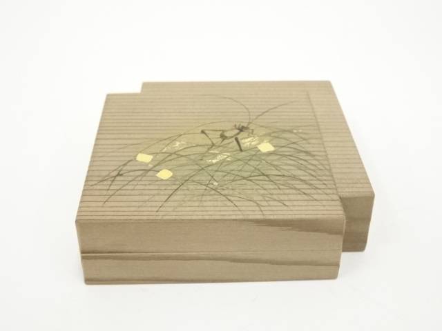 茶道具 輪島塗 喜三誠志作 糸巻香合 共箱 V 7567 【公式通販】