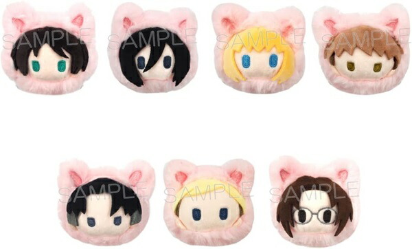 楽天市場】TVアニメ「進撃の巨人」 はるにゃんこたぴぬい BOX 7個入