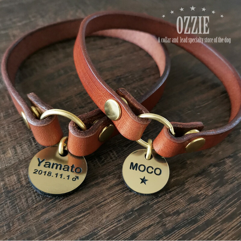 オーダー窓口】ペット用迷子札チョーカー 四つ編みタイプ 【公式通販】