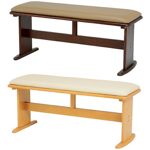 楽天市場】ダイニングベンチ ベンチチェア 2人用 幅100cm 木製