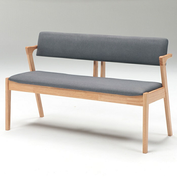 楽天市場】ベンチ ダイニングベンチ ベンチチェア 背もたれ付き 2人