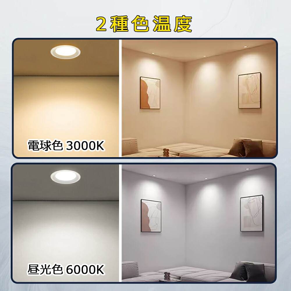 楽天市場】【楽天1位3冠／2年保証特典】ダウンライト照明 75φ 100φ