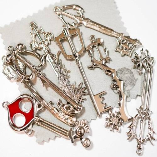 キングダムハーツ キーブレード キーホルダー ストラップ 2種セット