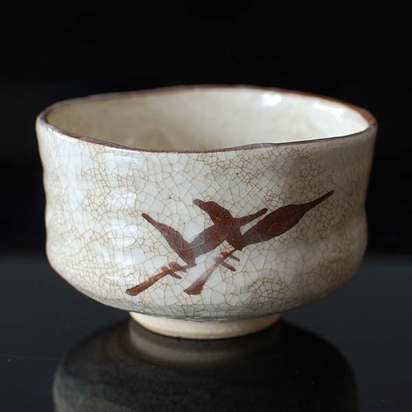 楽天市場】景陶作 志野 抹茶碗（木箱入り）/ 抹茶碗 景陶作 瀬戸焼