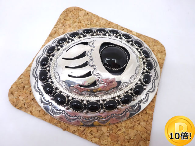 楽天市場】☆NAVAJO☆ ナバホ 「W.M」 オニキス スターリングシルバー