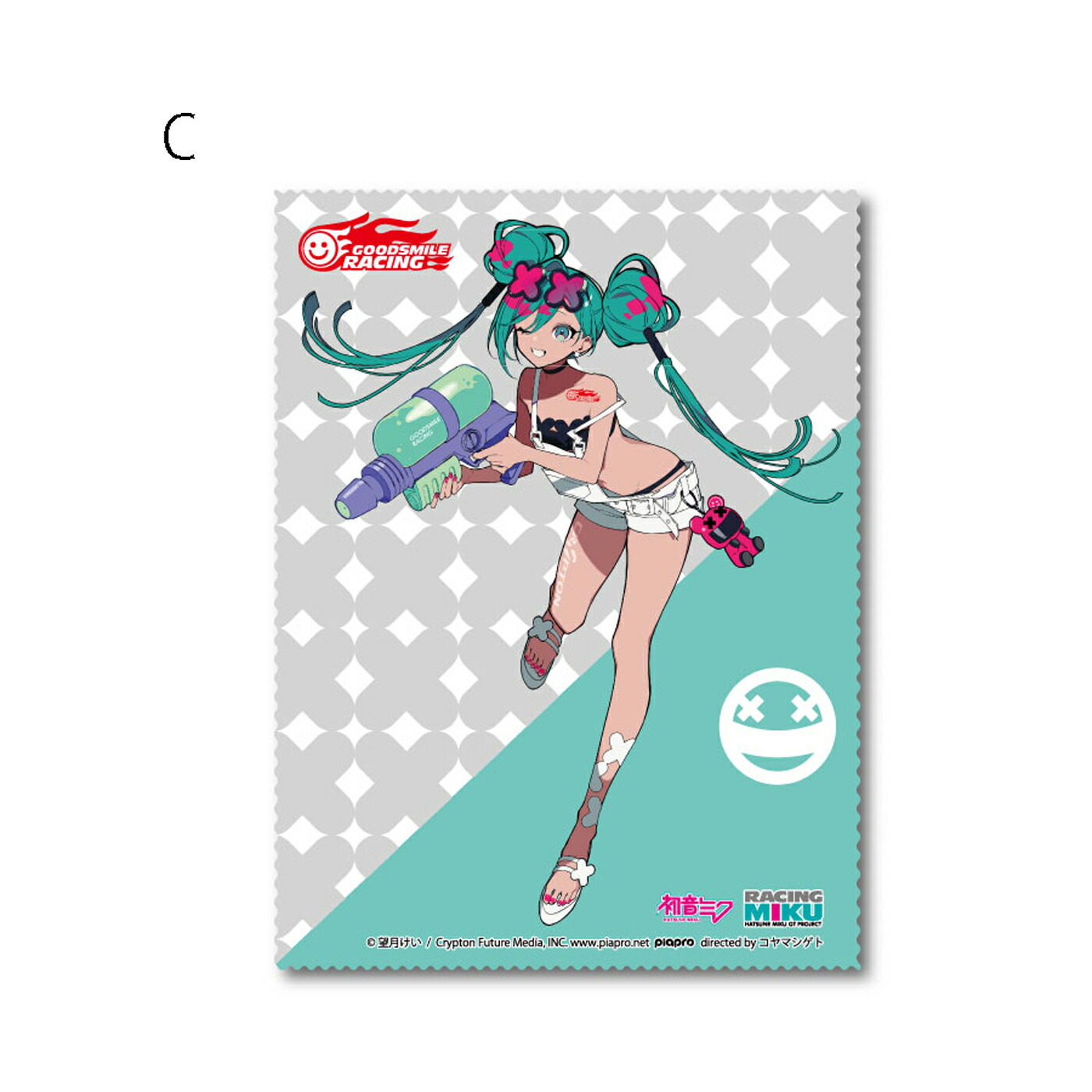 楽天市場】【レーシングミク2025Ver.】グラスクロス（メガネ拭き