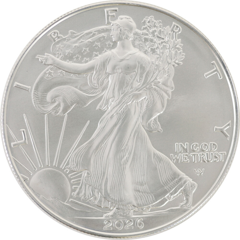 楽天市場】追跡可 新品未使用 1987 アメリカ イーグル銀貨1オンス(41mm
