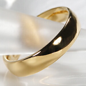 楽天市場】K24 純金 甲丸 リング【4.5mm】【送料無料】【刻印無料