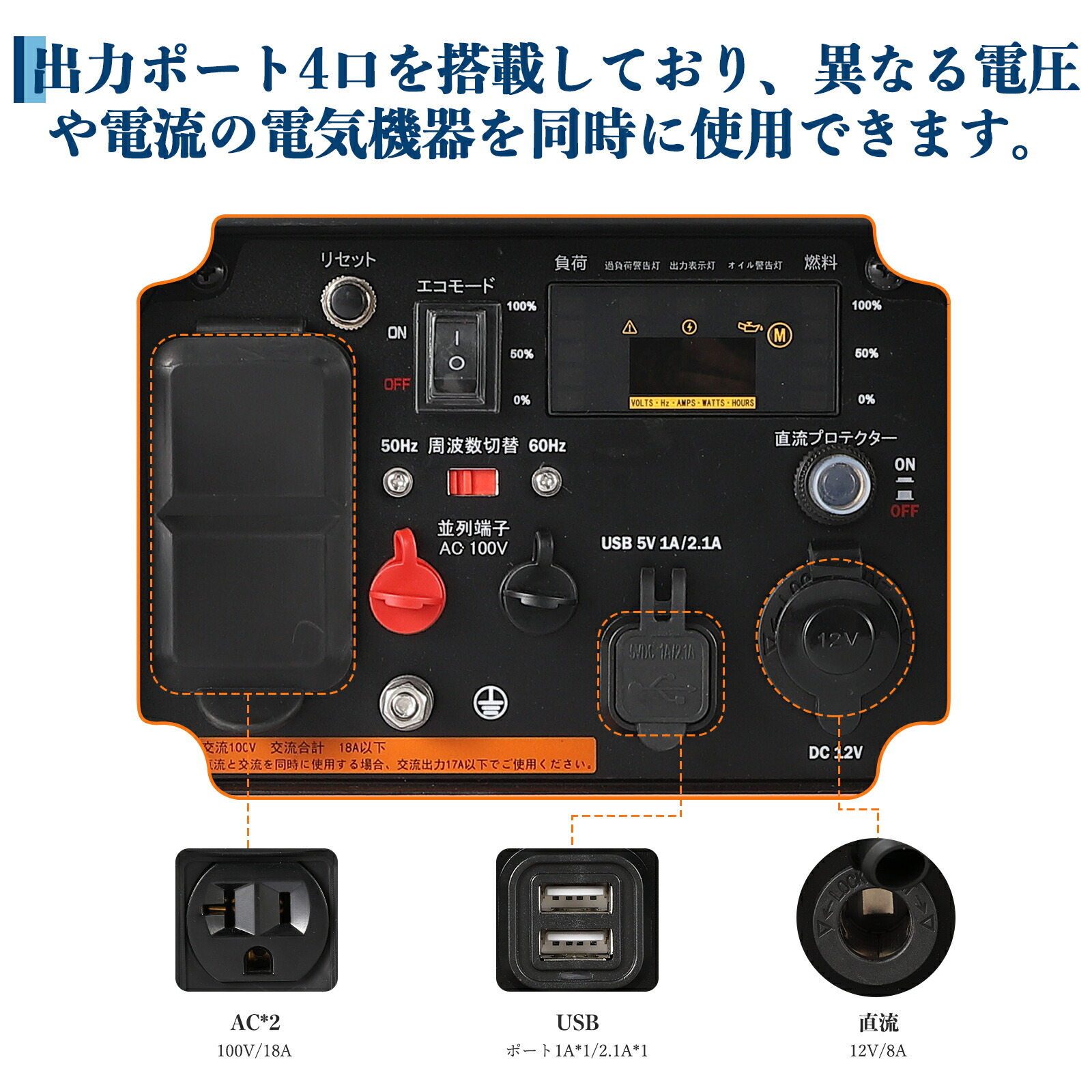 楽天市場】レビュー特典付き 新登場お試し価格 災害に備え 発電機