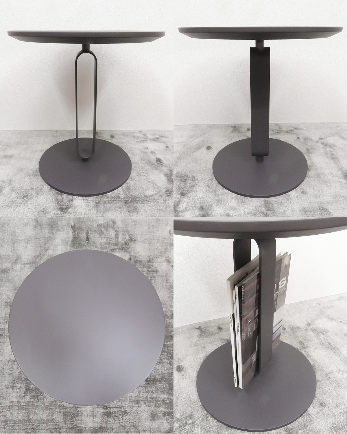 AbitaStyle MBT0107 グレー サイドテーブル(JSM05-1) AbitaStyle