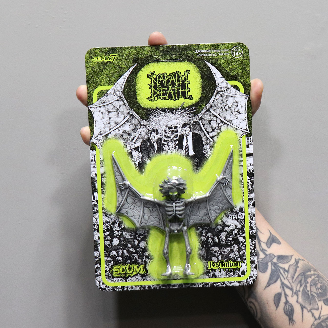 楽天市場】Super7 (スーパーセブン) Napalm Death ReAction Figure