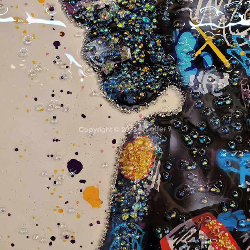 楽天市場】アートパネル ブランドオマージュ 水晶絵 クリスタル アート