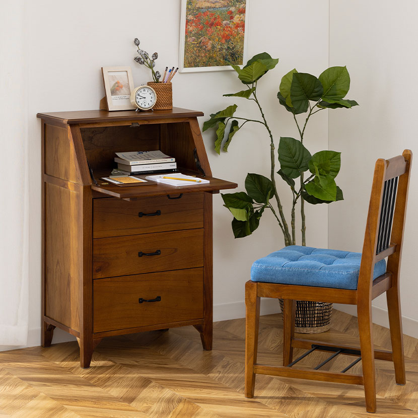 楽天市場】ライティングチェスト ライティングビューロー チェスト