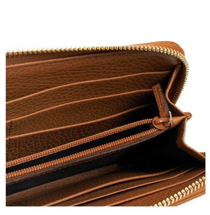 楽天市場】送料無料 GUCCI グッチ 財布 キャメル 長財布 L字ファスナー