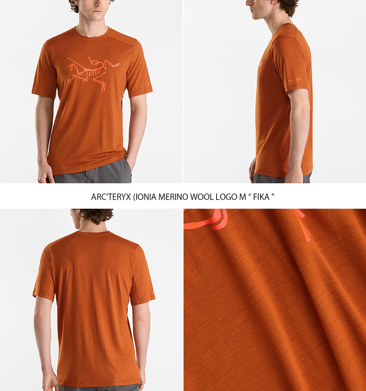 楽天市場】ARC'TERYX アークテリクス Tシャツ IONIA MERINO WOOL LOGO