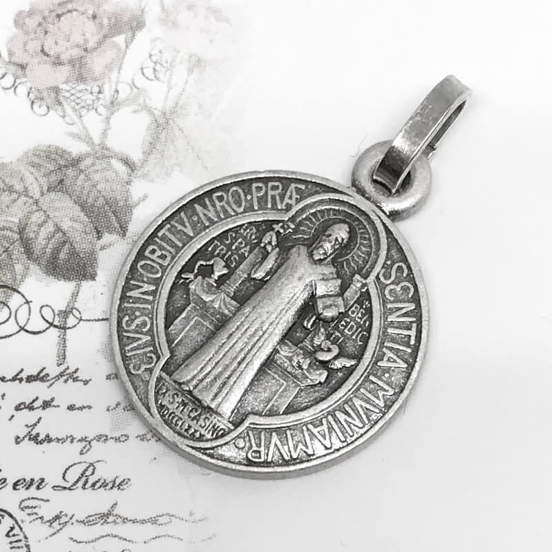 シルバー925製 4大天使のメダイのロザリオ キリスト教聖品