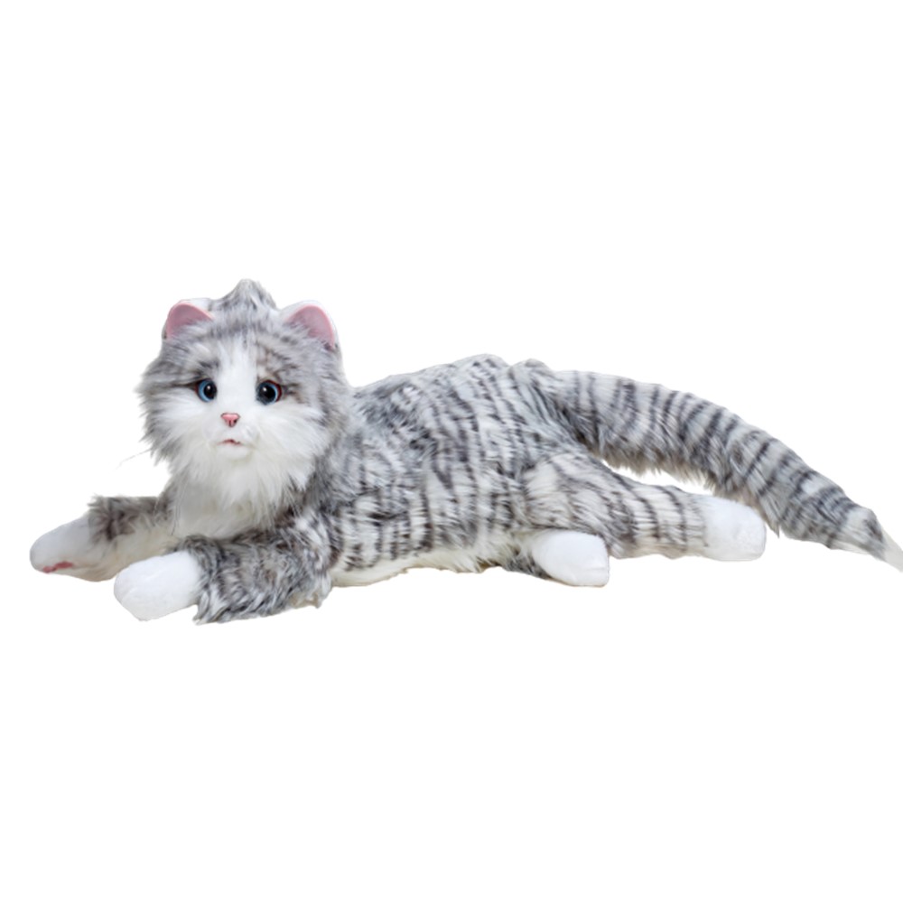 Moflin グレー ファー ぬいぐるみ 卵型