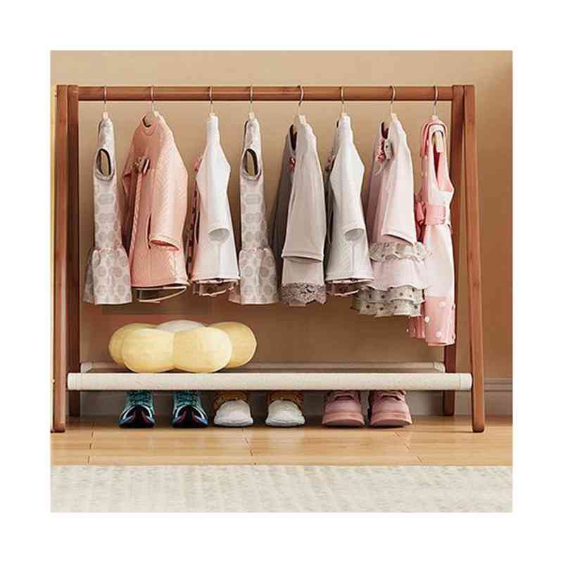 子ども用 木製ハンガーラック ナチュラルスタイル ハンドメイド キッズ