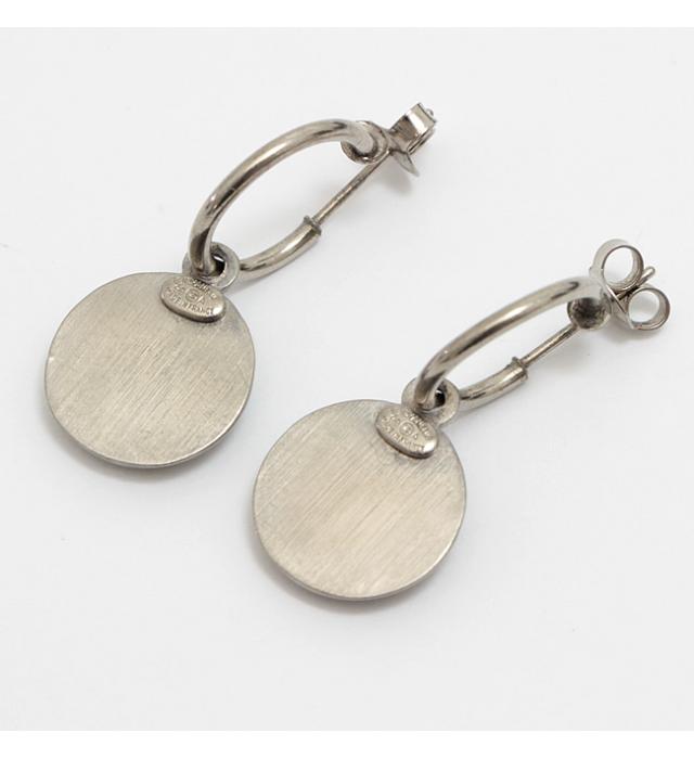 楽天市場】シャネル CHANEL サークルココマーク スイング フープ